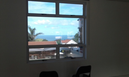 Silver reflective film from the inside